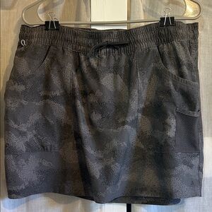 Columbia Black Camouflage Skirt